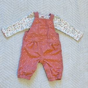 Just one you by Carters overall shirt set